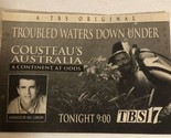 Troubled Waters Down Under Tv Guide Print Ad Cousteau’s Australia Mel Gi... - $5.93