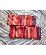 Cost Plus World Market Cloth Dinner Napkins Set of 4 Stripes Fall Colors... - £12.61 GBP