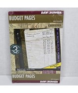 Budget Pages 5.5&quot;x8.5&quot; 3 Ring Day Runner 93115 465-410 - £9.83 GBP