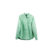 Men Dress Shirt Gap Men Long Sleve Checkered Dress Shirt Size S Green/White - $4.45