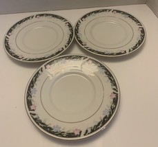 Lot Of 3 1988 China Pearl Stoneware  Serena Salad Plates 6in - $15.00
