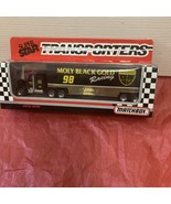 Matchbox 1992 Super Star Transporters Molly Black Gold Racing Nascar - $17.25 CAD