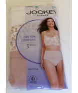 3 Jockey Elance cotton Comfort Briefs Size 9 Multi-color Style 1486/674 - €16,47 EUR
