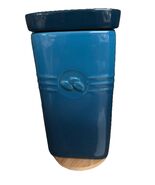 Le Creuset Marseille Canister Coffee Cafe' 2 Qt. Blue Ombre Light To Dar... - €92,59 EUR