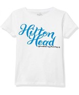 Marky G Apparel Girls&#39; Printed Hilton Head Graphic Jersey Tee (White, 2T) - £9.72 GBP