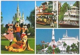 Postcard Walt Disney World Magic Moments In The Magic Kingdom - $2.96