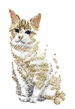 Amazing Custom Cat Portraits[Angle The Cat] Embroidered Iron On/Sew Patch [4.5&quot;  - £13.44 GBP