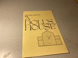 Vintage 1970&#39;s CTS Repertory Theatre Presents A Doll House by Hisen Program - £11.76 GBP
