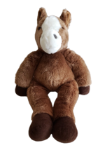 Floppy Pony Brown And White Stuffed Animal 18in RETIRED BAB - $16.15
