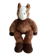Floppy Pony Brown And White Stuffed Animal 18in RETIRED BAB - $16.15