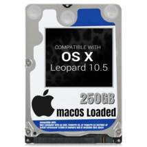 macOS Mac OS X 10.5 Leopard Preloaded on 250GB Sata HDD - $24.99