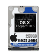 macOS Mac OS X 10.5 Leopard Preloaded on 250GB Sata HDD - $24.99