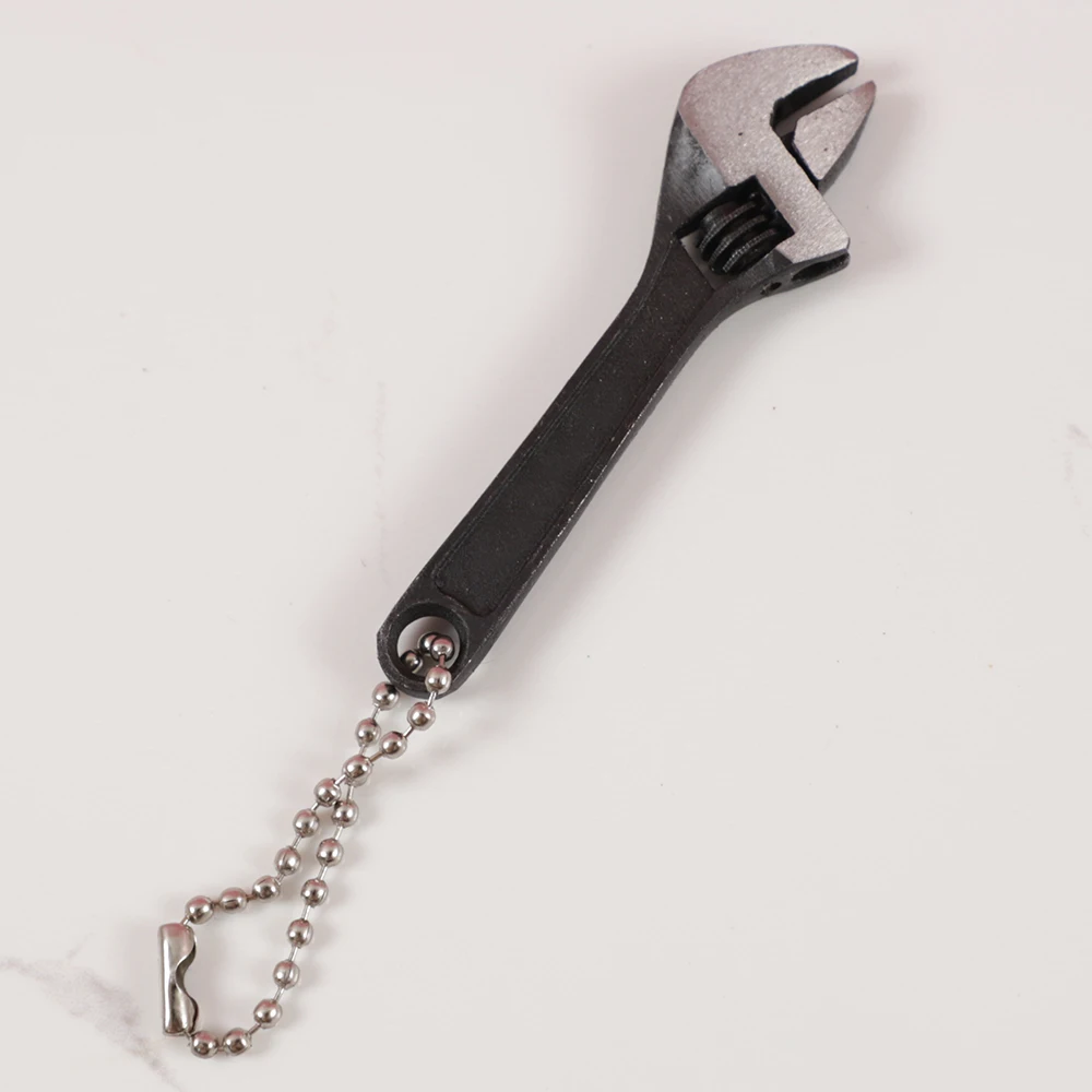 1Pcs 2.5/4 Inch Steel Monkey Wrench Mini  Portable Open-end Wrench Keychains Han - £154.34 GBP