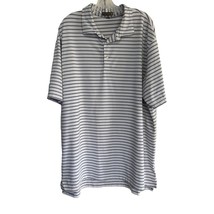 Peter Millar Summer Comfort Short Sleeved Striped Polo Shirt Men&#39;s Size XXL - $33.53 CAD