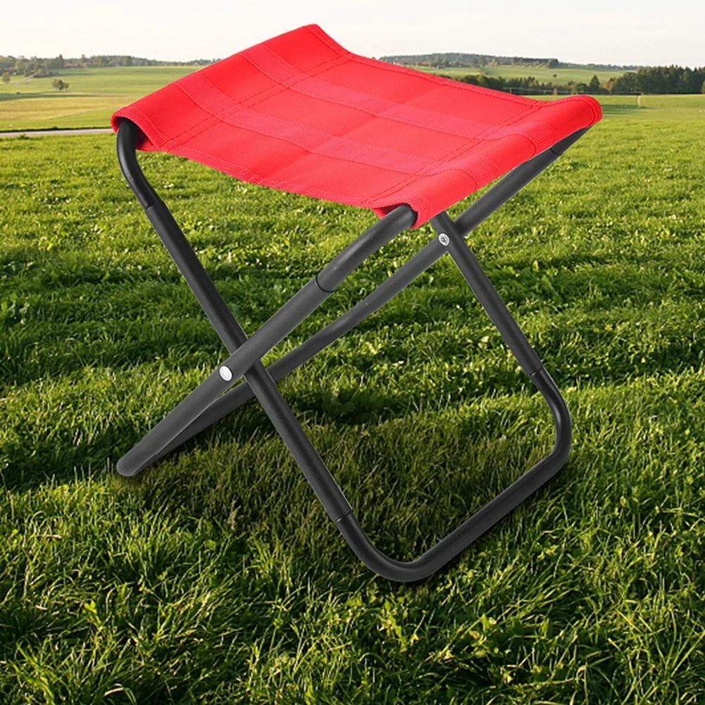 Outdoor Portable Folding Fishing Chair Picnic Camping Stool Folding Chairs - £30.70 GBP+
