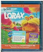Dr. Seuss The Lorax blu-ray + dvd &amp; Easter egg wraps walmart exclusive + 3 mini - £4.81 GBP