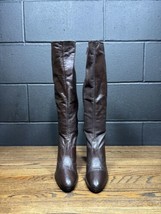 Vintage Life Stride Brown Leather Knee High Boots Women’s Sz 8 N - £39.93 GBP
