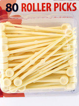 ANNIE PLASTIC 3&quot; ROLLER HAIR PINS - 80 PCS.  (03199) - $7.99