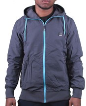 Bench Men&#39;s Grey Iden Hooded Spring/Fall Jacket 2XL XX-Large BMKA1402B NWT - £33.60 GBP