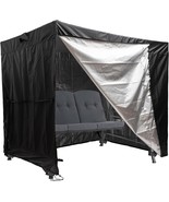 Outdoor Swing Cover 3 Triple Seater Waterproof Porch Swing, 86W*60D*72H ... - $877.32 MXN