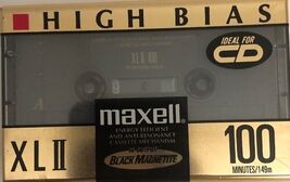 Maxell XLII 100 High Resonance Damping Audio Cassette Tape-Sealed-RARE-S... - $346.91 MXN