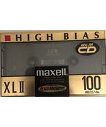 Maxell XLII 100 High Resonance Damping Audio Cassette Tape-Sealed-RARE-S... - $346.91 MXN