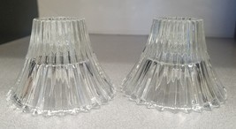 Indiana Glass Stackable Pilar & Tealight Candle Holders Vintage 1990's NEW - £8.30 GBP
