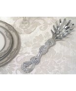 Signature Collection By Cassiani Chrome Pasta Server With Grapes Desig C... - £8.12 GBP