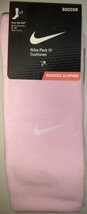  Nike Men's Park IV Pink White Logo Soccer Socks Sz Large - £11.15 GBP