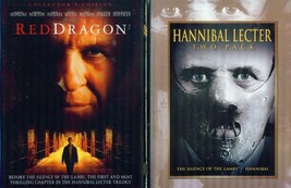 Annibale 1-2-3: Rosso Dragon-Silence Of The Lambs-Anthony Hopkins Trilogy-New 3 - £25.12 GBP