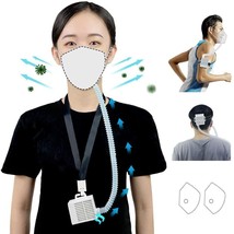 Rechargeable Electrical Portable Air Purifier Include 3 masks 2 filter R... - $49.49