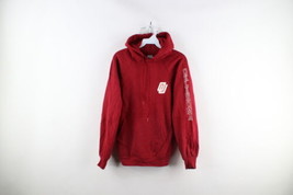 Vtg 70s Mens Medium Faded Spell Out Oklahoma University Hoodie Sweatshirt USA - £79.09 GBP