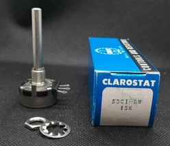Clarostat 53C1-SW 15K Ohm 2W Rotary Potentiometer - $9.99