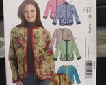 McCall&#39;s Stitch&#39;n Save M5162 Misses Lined Jacket Pattern - Size L-XL (16... - £8.46 GBP