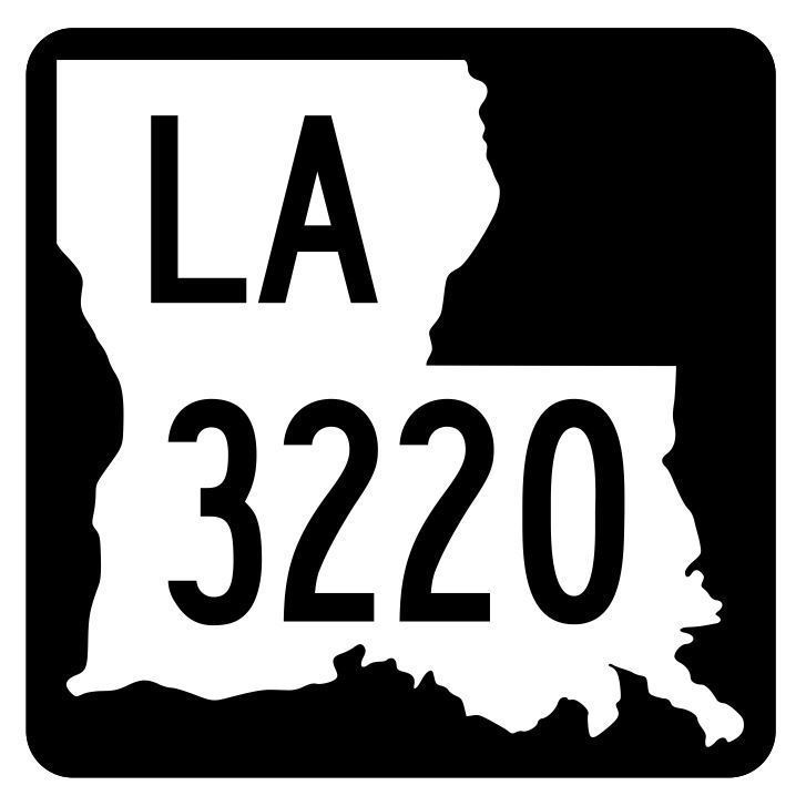 Louisiana State Highway 3220 Sticker Decal R6563 Highway Route Sign - $1.45 - $15.95