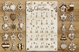 Days Until Christmas Calendar - $3.00