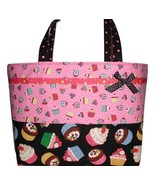 Cupcakes Diaper Bag, Pink Cupcakes Tote Bag, Baby Girls Pink Cupcakes Di... - $93.00