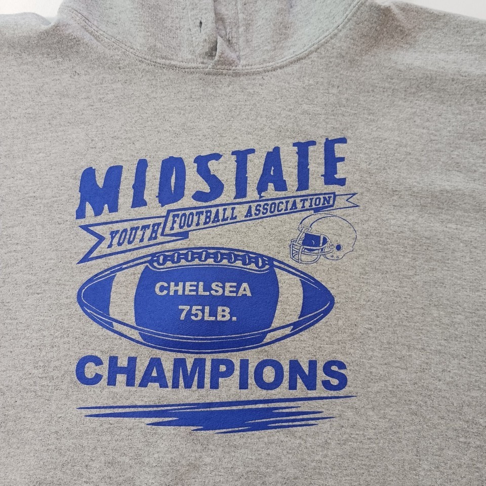 Gildan Heavy Blend MIOSTATE CHAMPIONS Men's Gray Cotton Hoodie Sweatshirt Sz 2XL Item image 4