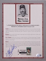 Mike Schmidt Signed Philadelphia Phillies Book Page BAS BH71201 - £61.83 GBP