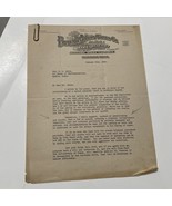 Beaumont Iron Works Drilling Equipment Mfgrs letter 1930 Dreadnaught dri... - $113.24 CAD