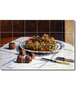 Alfred Sisley Fruit Vegetables Painting Ceramic Tile Mural BTZ08350 - $328.24 CAD+