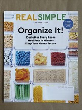 Real Simple Magazine September 2018 New Ship Free Declutter Every Room Meal Prep - £22.65 GBP