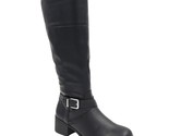 Style &amp; Co Women Block Heel Riding Boots Vanesa Size US 5.5M Black - £22.42 GBP