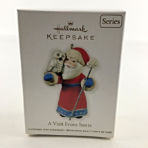 Hallmark Keepsake Christmas Tree Ornament #3 A Visit From Santa Claus New 2011 - £15.73 GBP