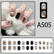 24PCS False Nails French Square Laser Cat&#39;s Eye Press On A505 - £2.31 GBP