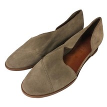1. State Cacie leather suede low heel loafer shoes size 7.5 Tan/gray - $29.69