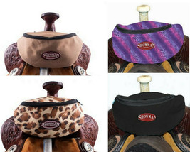 Western Horse Saddle Sack Lined Pouch / Bag Attaches to your Saddle Colo... - £7.64 GBP+