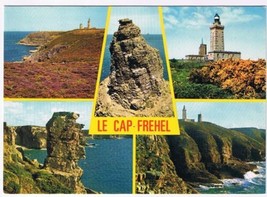 Postcard Le Cap Frehel France The Cliffs Big Birds Reserve Lighthouses - $3.43