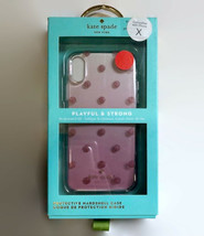 Kate Spade NY Rose Gold Glitter Dots Hard Case for Apple iPhone XS / X - £11.23 GBP