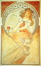 Art Alphonse Mucha Thes :Painting Print Giclee Canvas - £8.90 GBP+